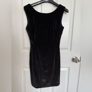Black Glitter Dress